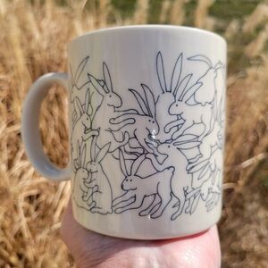 Bunny Mug Taylor & Ng 1979 ~ Risqué Naughty Bunnies Rabbits ~ NSFW ~ Cute!